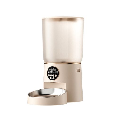 Time Hourglass Pet Automatic Feeding Device Touch Panel Timing and Quantitative Control Food Delivery Without Picking Intelligent Feeding Device