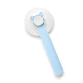 Cat Grooming Brush, Self Cleaning Slicker Brushes For Dogs Pet Hair Removal Comb Stainless Steel Needle Cat Brush Self Cleaning For Cats Dogs Hair Rem (Color: Blue)